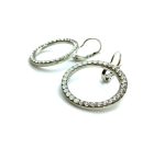 Mariana Earrings Halo White Opal & Clear Austrian Crystals On A Clear Day Sweet Summer Coll. - Image 2