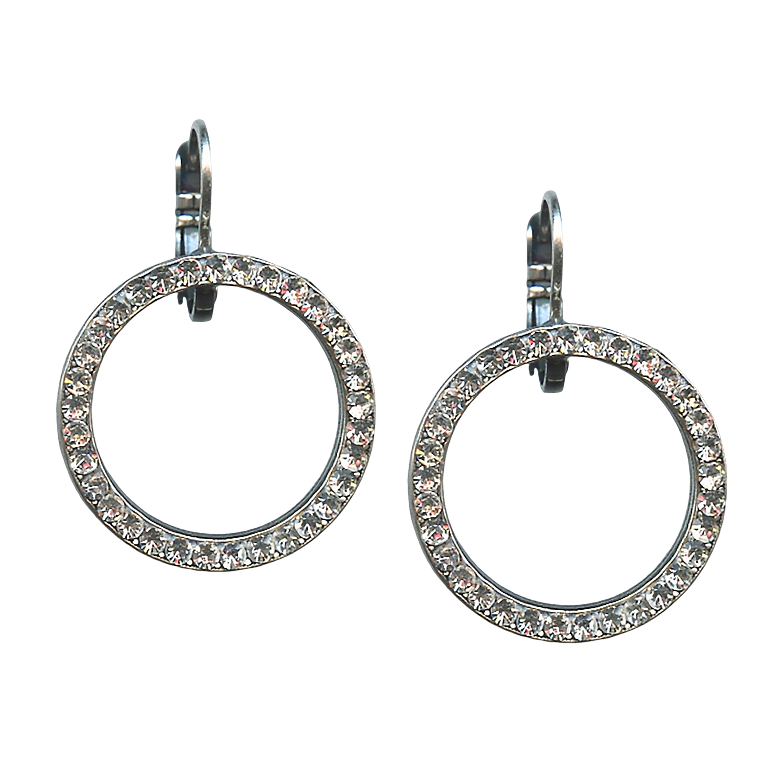 E-1039-6-001001-SP6(1) Mariana Earrings Simply Elegant Clear Austrian Crystals My Treasures Coll. - Image 1