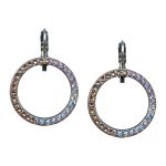 Mariana Earrings Glitzy AB & Vintage Rose Austrian Crystals Cosmo Africa Coll. - Image 3