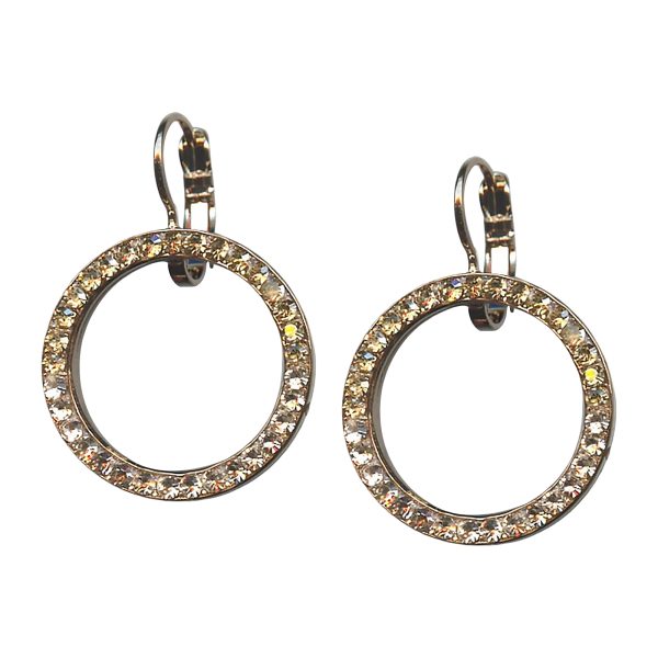 Mariana Earrings Exquisite Golden Shadow Austrian Crystals Kalahari Africa Coll.