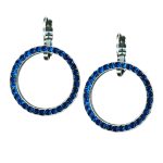Mariana Earrings Elegant Capri Blue Austrian Crystals My Treasures Coll. - Image 2