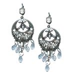 Earrings By Mariana Sweet Summer Coll. Simply Elegant Clear and Opal Swarovski Crystals - Image 3