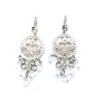 Mariana Earrings Boho Chic Clear & AB Austrian Crystals On A Clear Day Sweet Summer Coll.