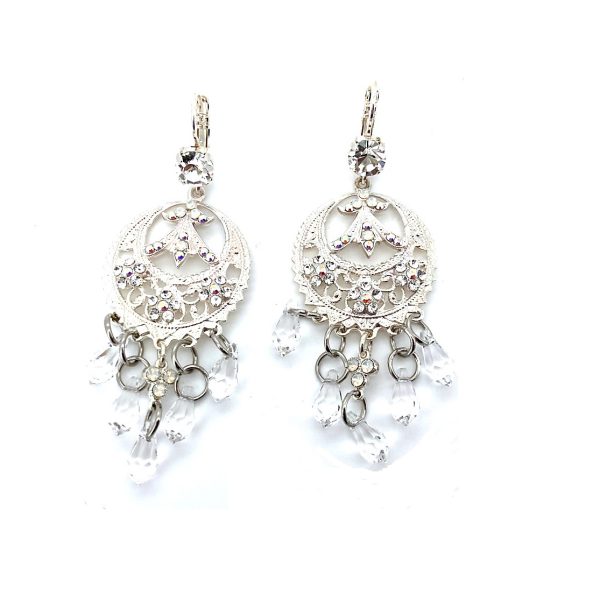 Mariana Earrings Boho Chic Clear & AB Austrian Crystals On A Clear Day Sweet Summer Coll.