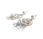 Mariana Earrings Boho Chic Clear & AB Austrian Crystals On A Clear Day Sweet Summer Coll. - Image 2
