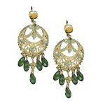 Mariana Earrings Beautiful Emerald, Sun-Kissed Sunshine, Turq, & Clear Austrian Crystals Pistachio À La Mode Coll. - Image 2