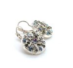 Mariana Earrings Ice Queen Once Upon a Mariana Coll. Fab Vitrail Light, Black Diamond, & Clear Austrian Crystals - Image 3