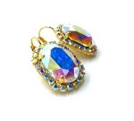 Earrings By Mariana Woman Shimmering Aurora Boreale Swarovski Crystals - Image 3