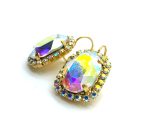 Earrings By Mariana Woman Shimmering Aurora Boreale Swarovski Crystals - Image 2