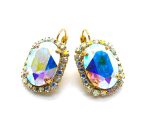Earrings By Mariana Woman Shimmering Aurora Boreale Swarovski Crystals