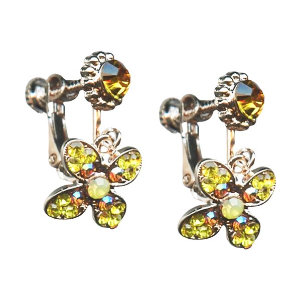 Mariana Earrings Beautiful Citrine, Topaz, & Yellow Opal Austrian Crystals Yellow Brick Road Nostalgia Coll.