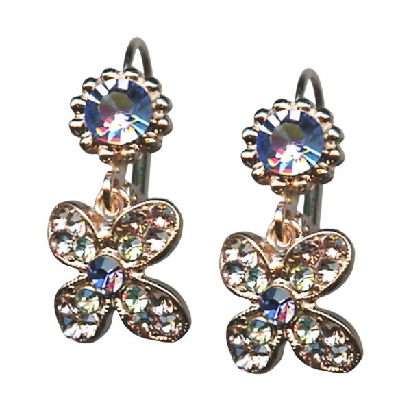 Mariana Earrings Classy Lt Sapphire, Chrysolite, & Lt Rose Austrian Crystals California Dreaming Songbook Coll.