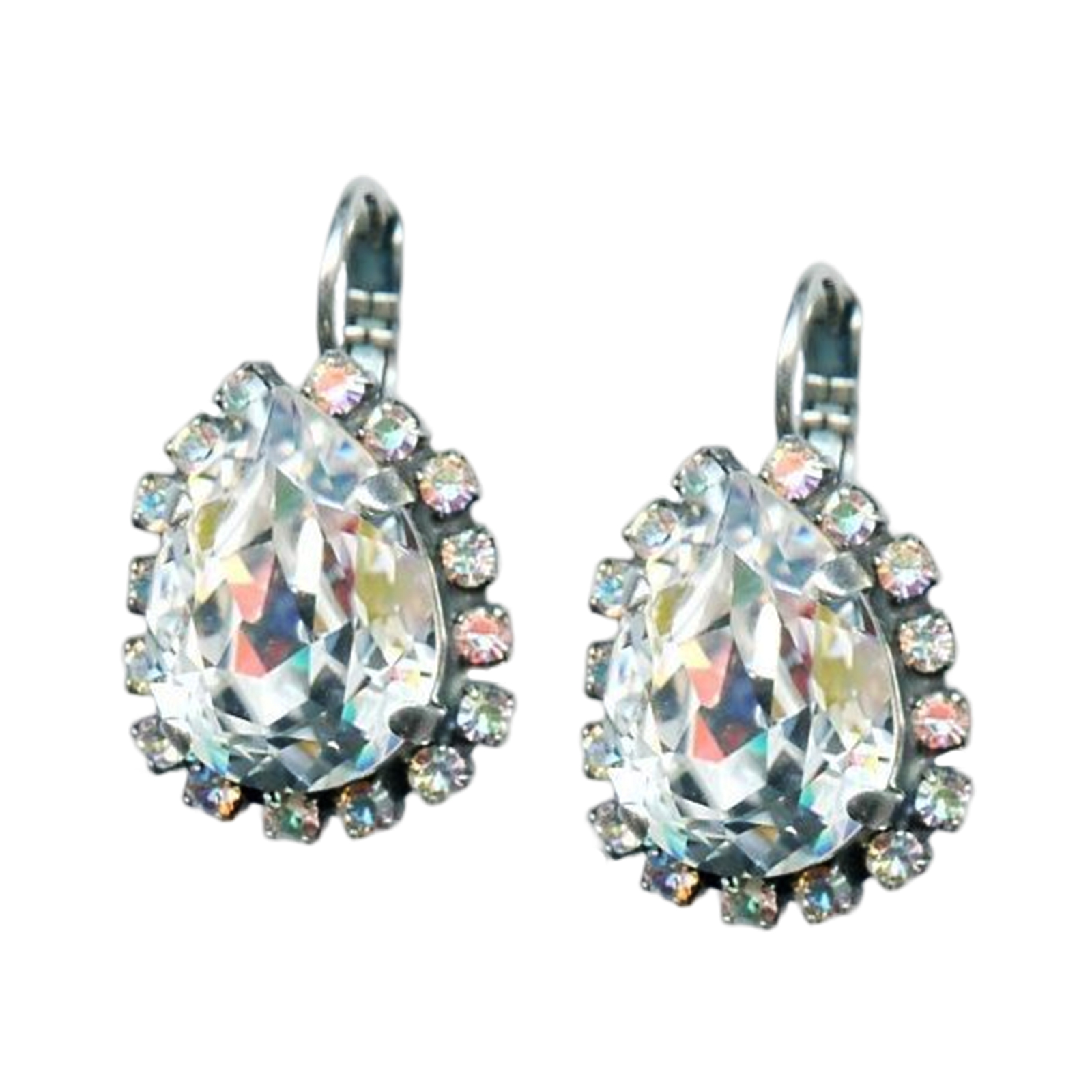 E-1098-3-001-SP6(1) Mariana Earrings Beautiful Clear Austrian Crystals On A Clear Day Sweet Summer Coll. - Image 1