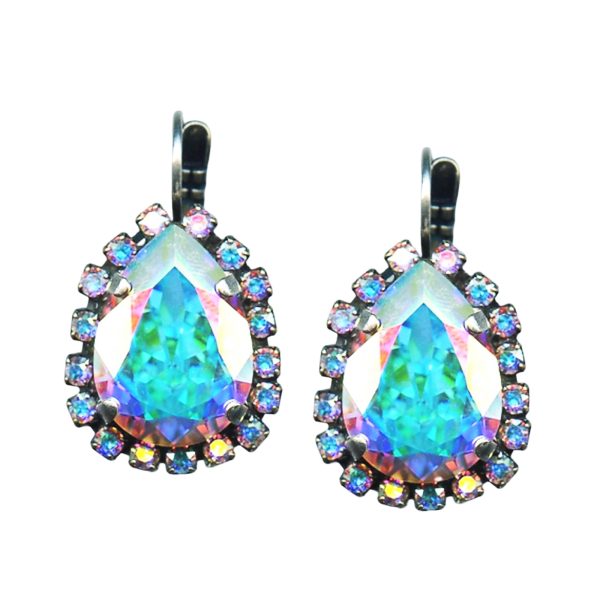 Mariana Earrings Shimmering Aurora Borealis Austrian Crystals My Treasures Coll.