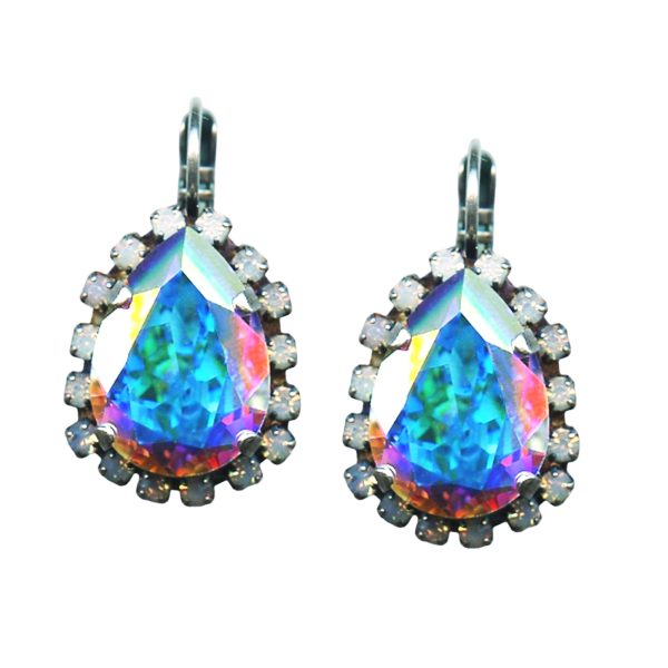 Earrings By Mariana Woman Classy Aurora Boreale and Opal Swarovski Crystals