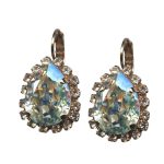 Mariana Earrings Simply Elegant Clear Austrian Crystals Kalahari Africa Coll.