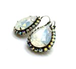 Earrings By Mariana Woman Glitzy AB and White Opal Swarovski Crystals - Image 3