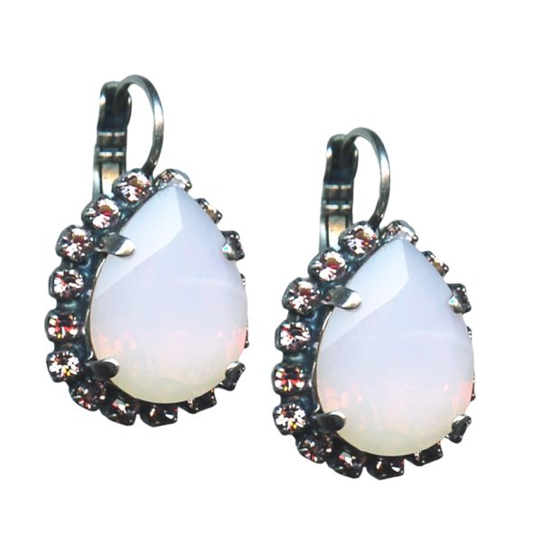 Mariana Earrings Timeless Rose Opal & Vintage Rose Austrian Crystals Smashing Pink Ambrosia Coll.