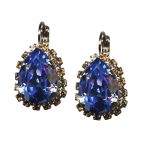 Mariana Earrings Gorgeous Provence Lavender & Golden Shadow Austrian Crystals My Treasures Coll. - Image 3
