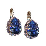 Mariana Earrings Stunning Provence Lavender & Violet Austrian Crystals My Treasures Coll. - Image 3
