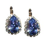 Mariana Earrings Beautiful Provence Lavender & Moonlight Austrian Crystals My Treasures Coll. - Image 3