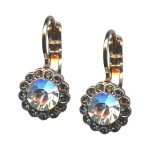Mariana Earrings Shimmering Clear & Silver Night Austrian Crystals Zulu Africa Coll. - Image 2