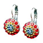 Mariana Earrings Fab Siam, Topaz, Teal, & Sapphire Austrian Crystals My Treasures Coll. - Image 3