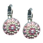 Mariana Earrings Charming Lt Rose, Jonquil, Rose, & Clear Austrian Crystals My Treasures Coll. - Image 3