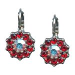 Mariana Earrings Stunning Lt Siam & AB Austrian Crystals My Treasures Coll. - Image 3