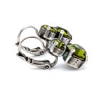 Mariana Earrings Olivine Austrian Crystals My Treasures Coll. - Image 3