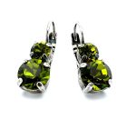 Mariana Earrings Olivine Austrian Crystals My Treasures Coll. - Image 2
