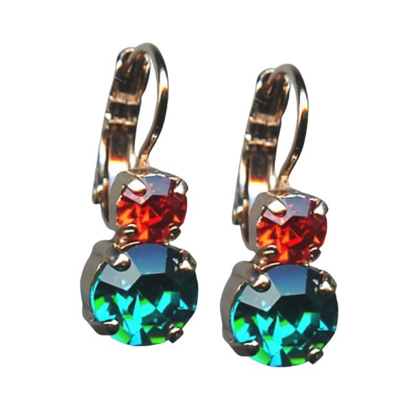 Mariana Earrings Sassy Blue Zircon & Hyacinth Austrian Crystals My Treasures Coll.