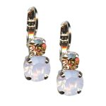 Earrings By Mariana Lovely Rose Opal and Lt Peach Swarovski Crystals