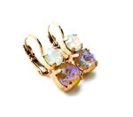 Mariana Earrings Sophisticated Sun-Kissed Horizon & Sand Opal Austrian Crystals Butter Pecan A La Mode Coll. - Image 3