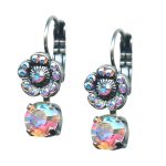 Mariana Earrings Glitzy Floral Aurora Boreale Austrian Crystals My Treasures Coll. - Image 2