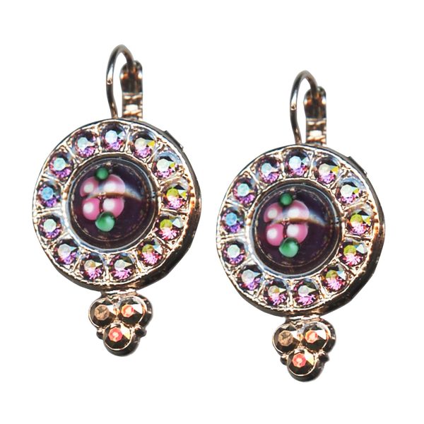 Mariana Earrings Timeless Amethyst & Aurum Austrian Crystals Bohemian Rhapsody Songbook Coll.