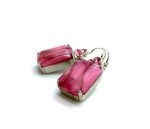 Earrings By Mariana Woman Lovely Pink Delite and Lt. Rose Swarovski Crystals - Image 2