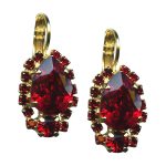 Mariana Earrings Stunning Siam Austrian Crystals My Treasures Coll. - Image 2