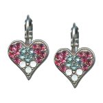Mariana Earrings Glamorous Rose, Aquamarine, & White Opal Austrian Crystals Margarita Cocktail Hour Coll. - Image 3