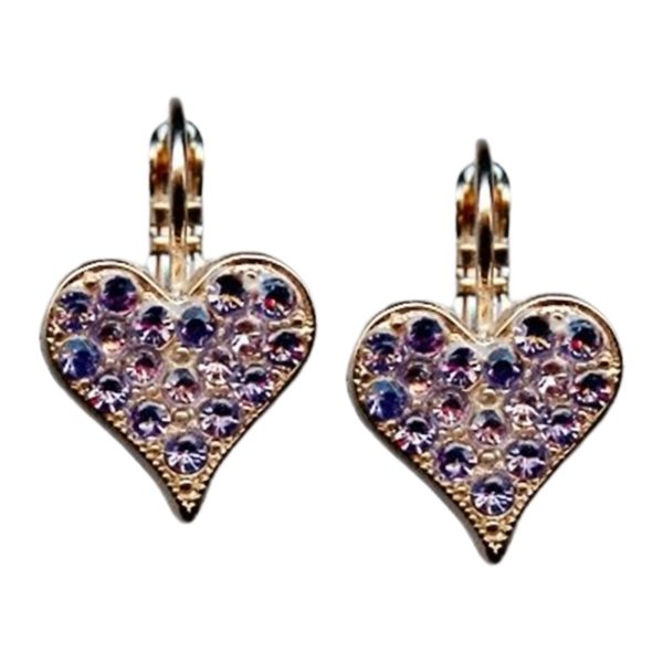 Mariana Earrings Luscious Purple & Lavender Austrian Crystals My Treasures Coll.