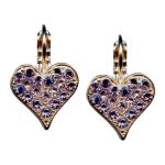 Mariana Earrings Luscious Purple & Lavender Austrian Crystals My Treasures Coll. - Image 3