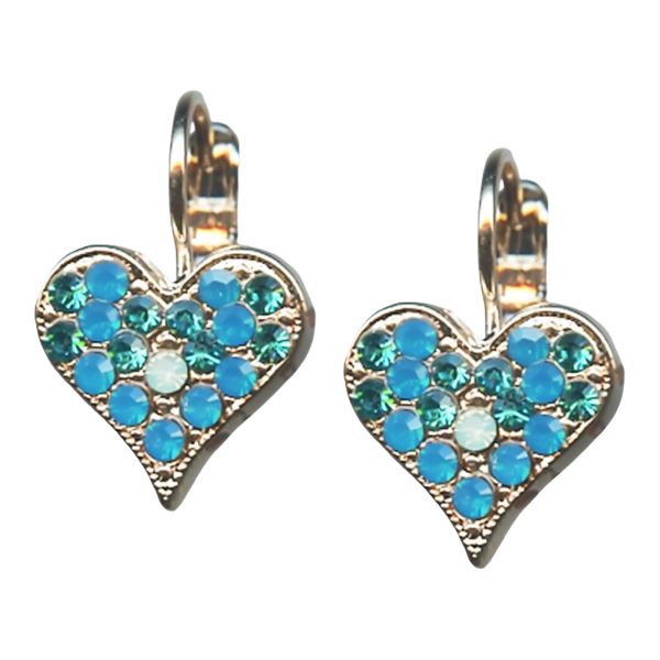 Mariana Earrings Fabulous Pacific Opal, Caribbean Blue Opal & Aquamarine Austrian Crystals Bahamas Caribbean Life Coll.