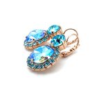 Earrings By Mariana My Treasures Coll. Charming Blue Opal & Aquamarine Austrian Crystals - Image 2