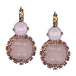 Mariana Earrings Gorgeous Pink Opal, Vintage Rose, & Rose Opal Austrian Crystals Love Joy Of Life Coll