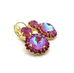 Mariana Earrings Luxurious Sun Kissed Blush & Rose Austrian Crystals My Treasures Coll. - Image 3