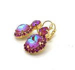 Mariana Earrings Luxurious Sun Kissed Blush & Rose Austrian Crystals My Treasures Coll. - Image 2