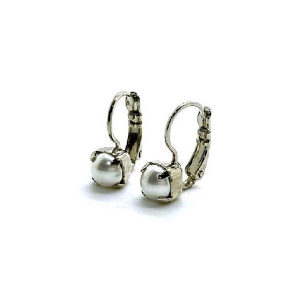 Earrings By Mariana Woman Elegant Pearl Swarovski Crystals