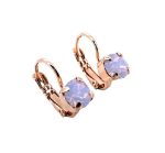 Mariana Earrings My Treasures Coll. Lovely Rose Opal Austrian Crystals - Image 2