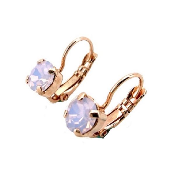 Mariana Earrings My Treasures Coll. Lovely Rose Opal Austrian Crystals
