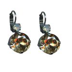 Mariana Earrings Alluring Golden Shadow & White Opal Austrian Crystals My Treasures Coll. - Image 2